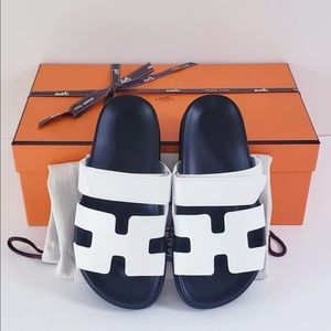 Hermès Chypre Sandal - White 36